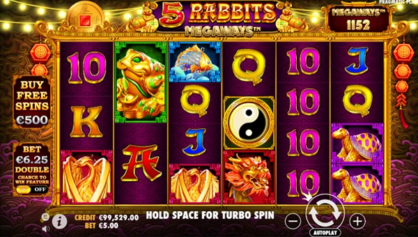 About 5 Rabbits Megaways Slot Game